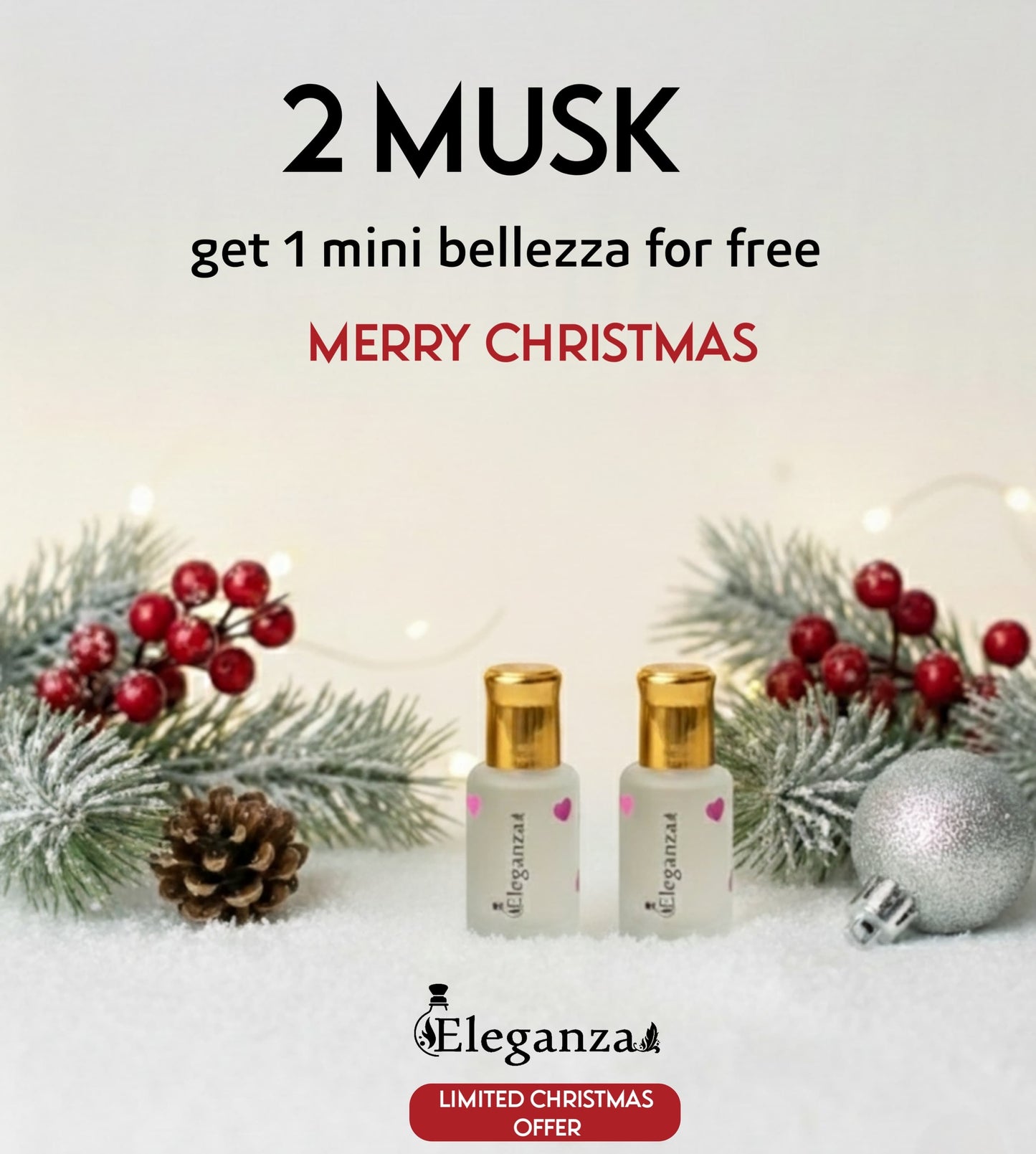 Christmas offers musk